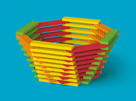 BioBlo Bauspielzeug Hello Box &quot;Rainbow Mix&quot;
