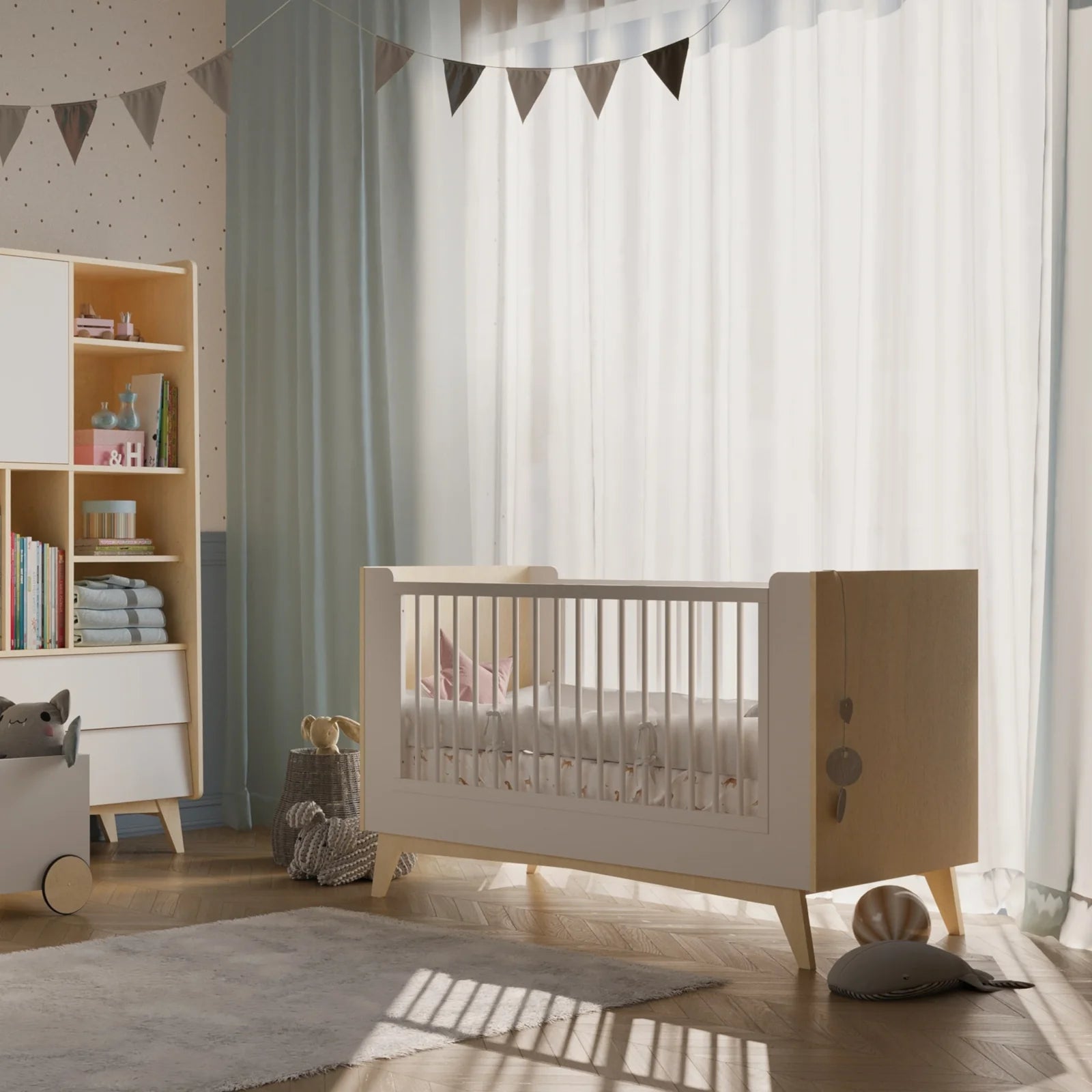 So Sixty Kinderzimmer 3-teilig mit Gratis Matratze und Bettset