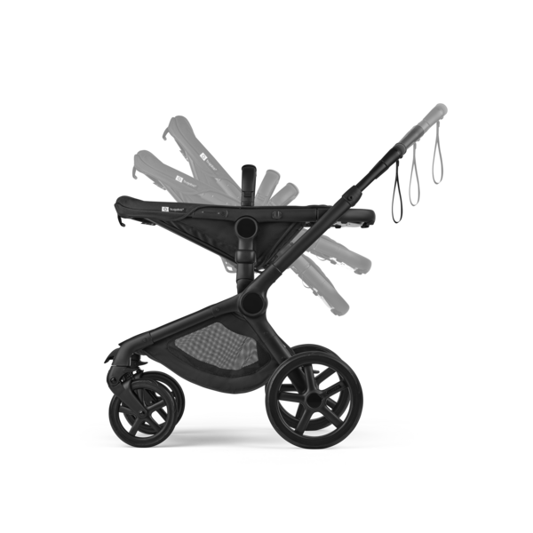 Bugaboo Fox 5 Renew komplett Schwarz/ Kirschrot-Kirschrot