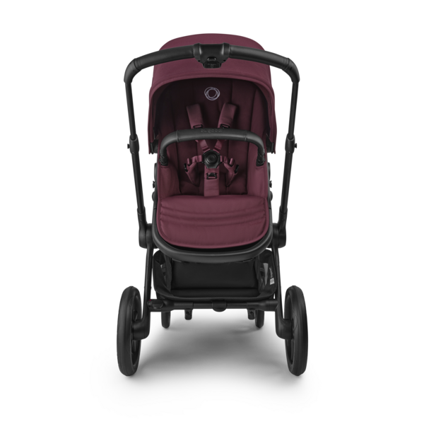 Bugaboo Fox 5 Renew komplett Schwarz/ Kirschrot-Kirschrot