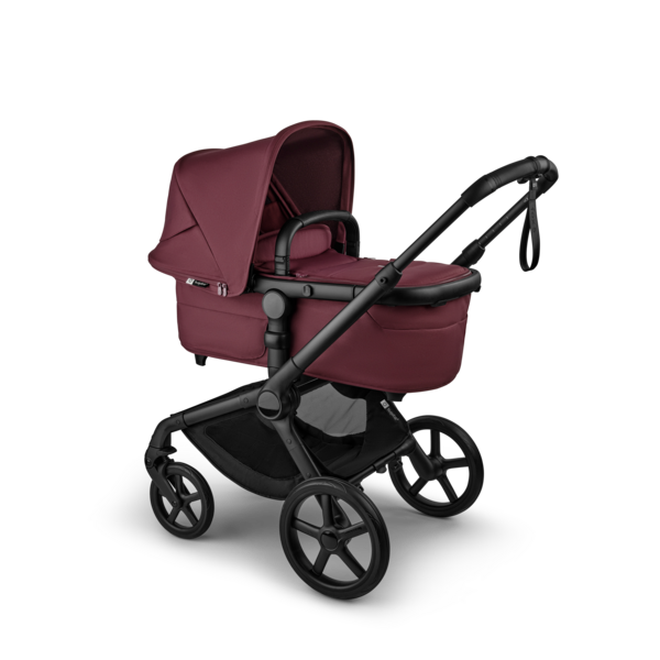 Bugaboo Fox 5 Renew komplett Schwarz/ Kirschrot-Kirschrot
