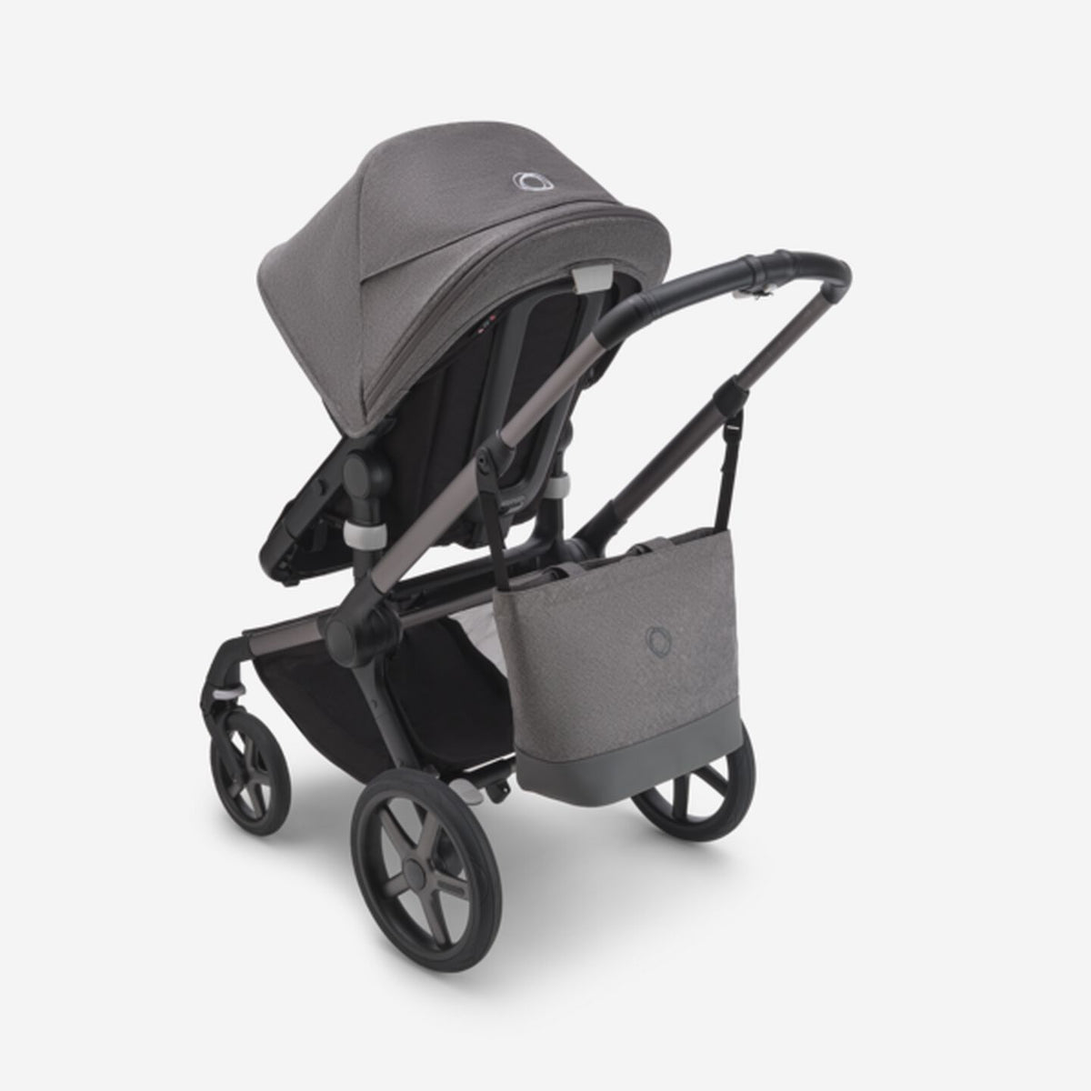 Bugaboo Wickeltasche grau melliert