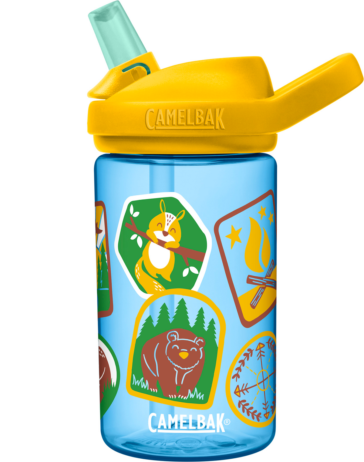 CamelBak Eddy+ Kids Bottle 0.4l Limited Edition Explorer Patches