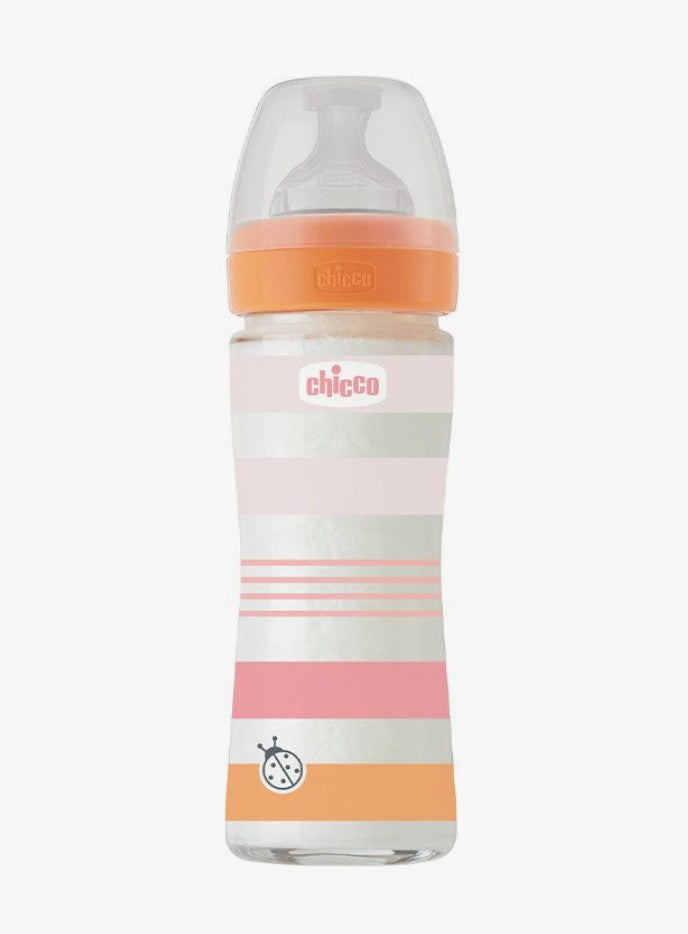 Chicco Babyfläschchen Well-Being Glas 240ml