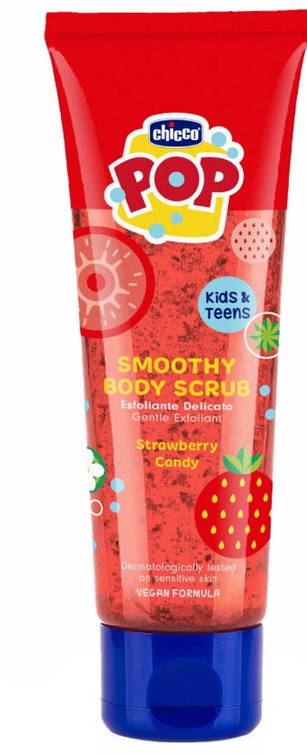 Chicco POP SMOOTHY Body-Peeling Erdbeere - 150ml