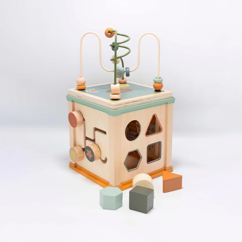 5-in-1 Lernspielzeug aus Holz von Trois Kilos Sept