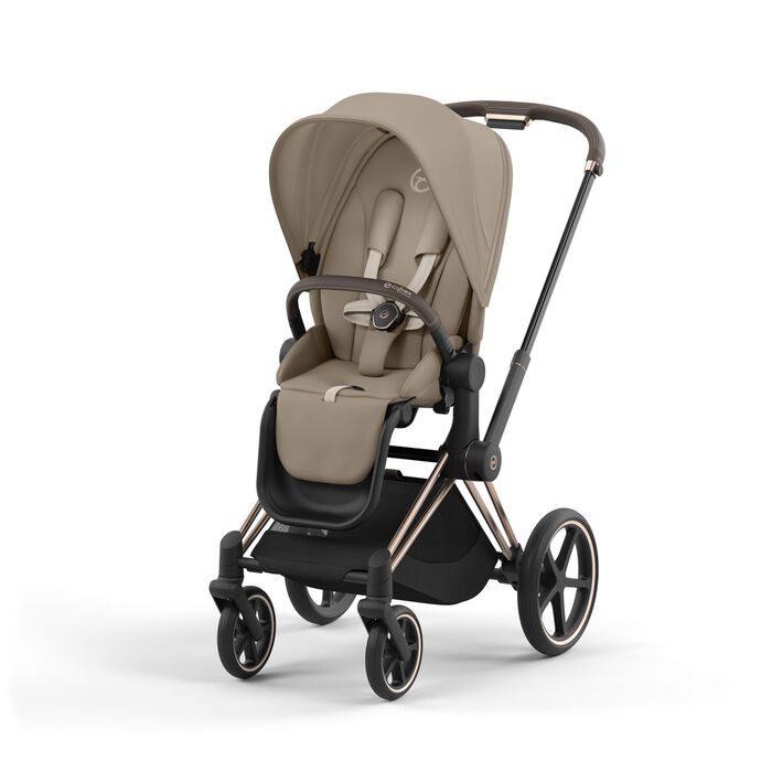 Cybex Platinum e-Priam mit Tragewanne Cozy Beige