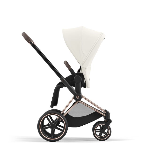 Cybex Platinum e-Priam mit Tragewanne Lux Off White