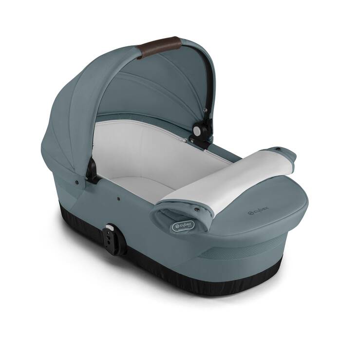 Cybex Gazelle S taupe mit Tragewanne Stormy Blue