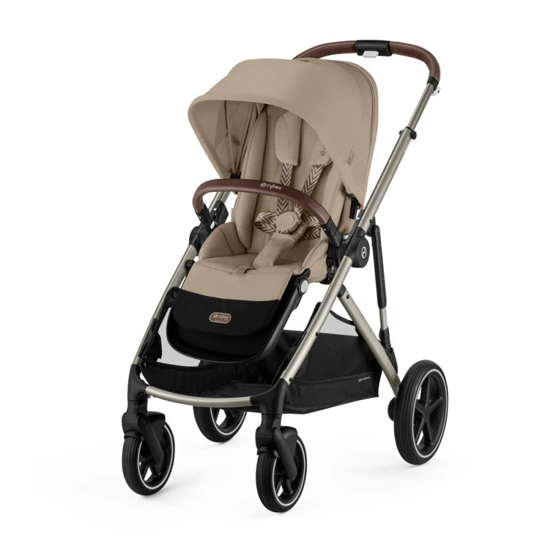Cybex Gazelle S taupe mit Tragewanne Almond Beige