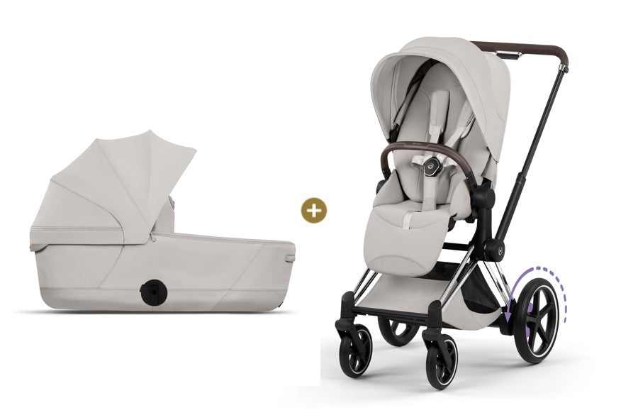 Cybex E-PRIAM 5 Style inkl. Babywanne faltbar City Grey