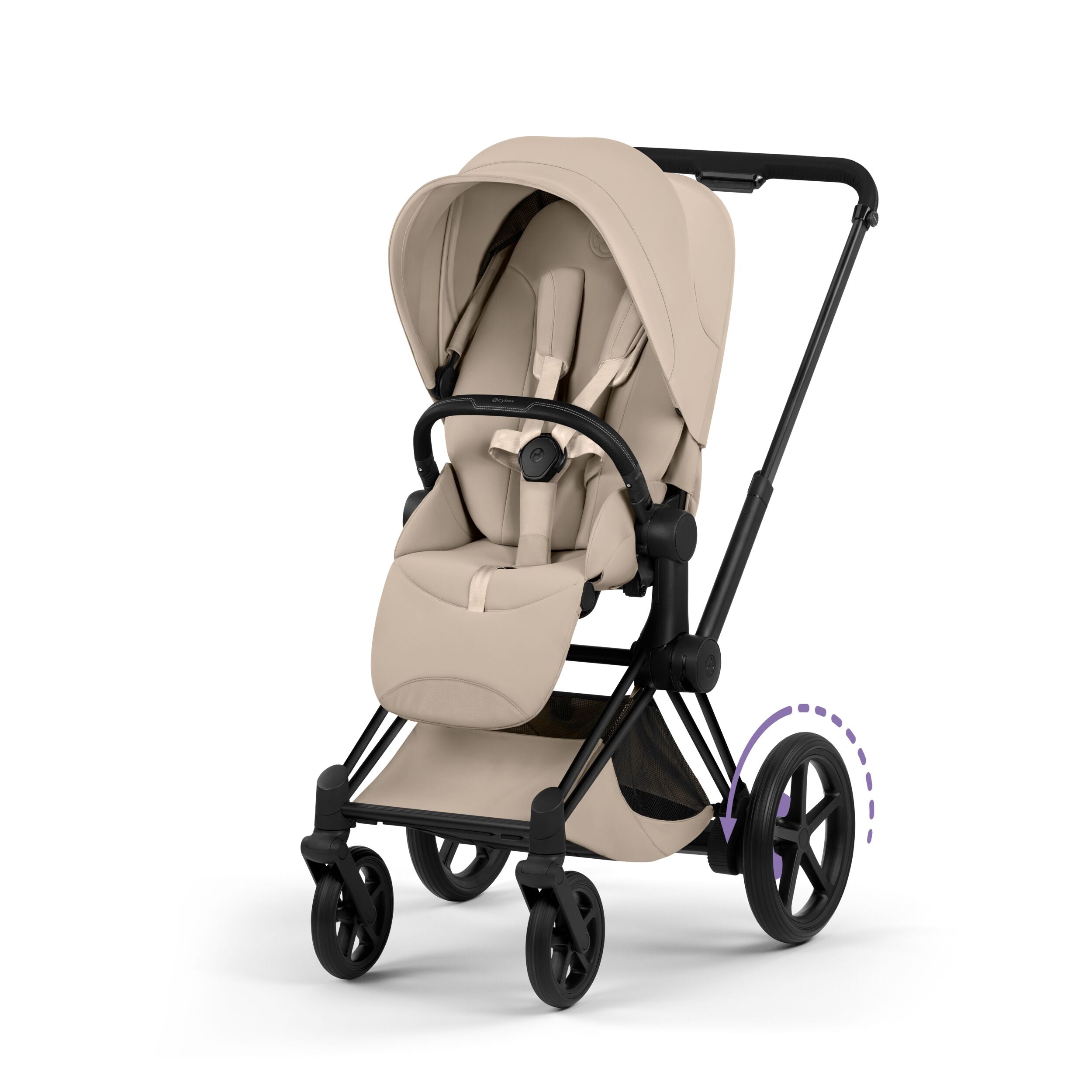 Cybex E-PRIAM Style 5 inkl. Babywanne faltbar Cozy Beige