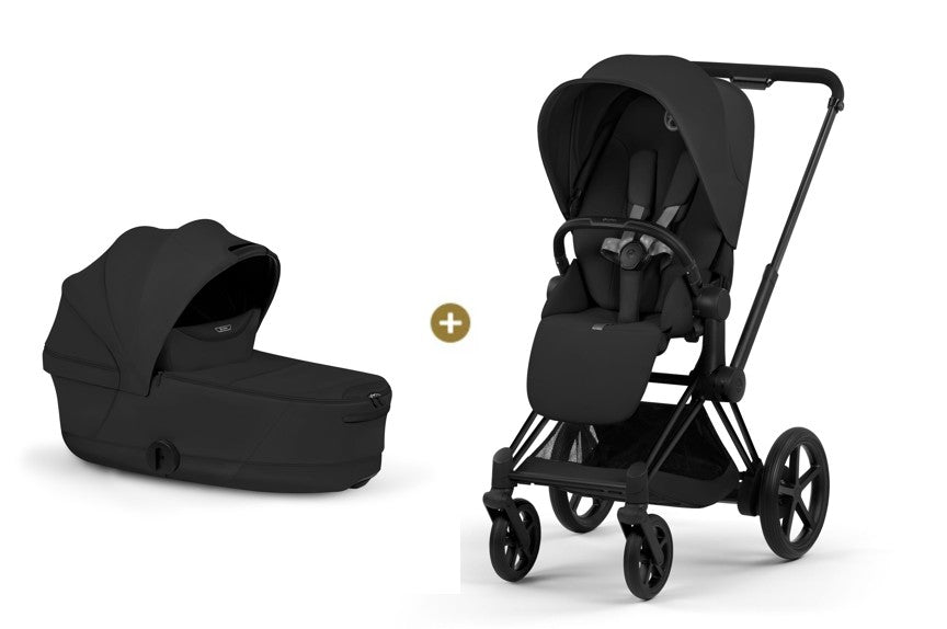 Cybex PRIAM 5 Style inkl. Babywanne faltbar Sepia Black