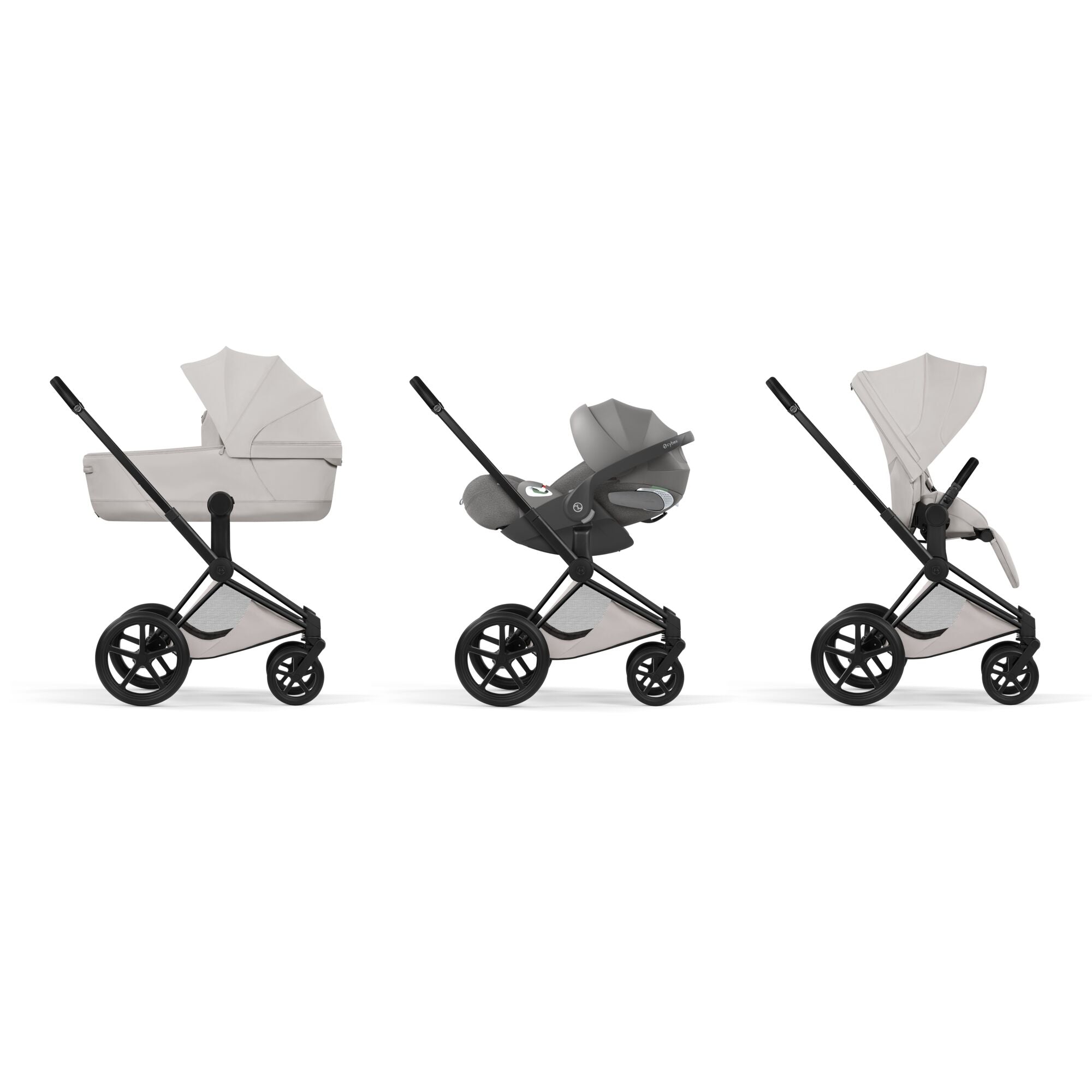 Cybex PRIAM 5 Style inkl. Babywanne faltbar City Grey
