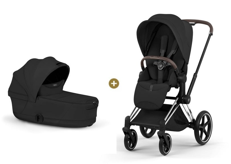 Cybex PRIAM 5 Style inkl. Babywanne faltbar Sepia Black