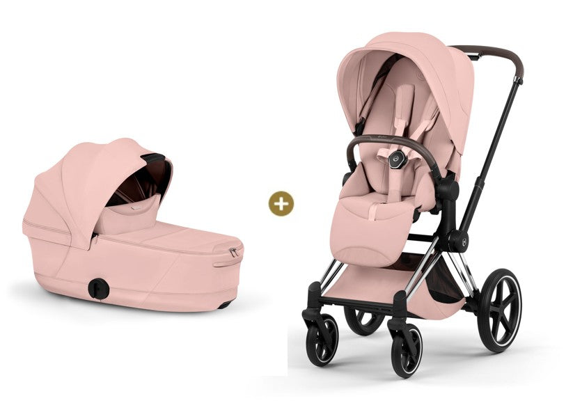 Cybex PRIAM 5 Style inkl. Babywanne faltbar Peach Pink