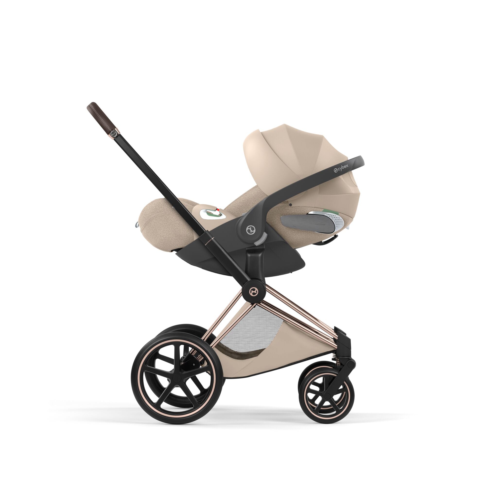 Cybex E-PRIAM Style 5 inkl. Babywanne faltbar Cozy Beige