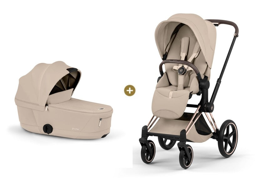 Cybex PRIAM Style 5 inkl. Babywanne faltbar Cozy Beige