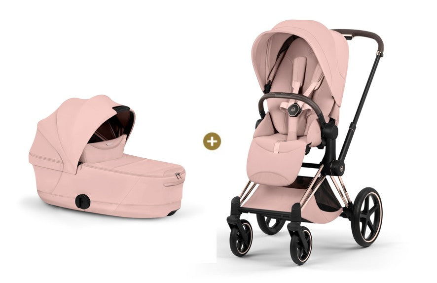 Cybex PRIAM 5 Style inkl. Babywanne faltbar Peach Pink