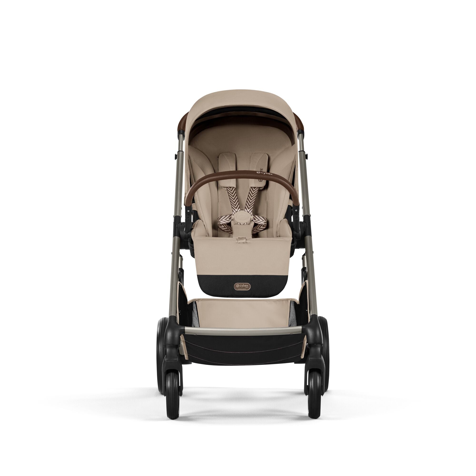 Cybex Balios S Lux Kombikinderwagen mit faltbarer Babywanne Almond Beige
