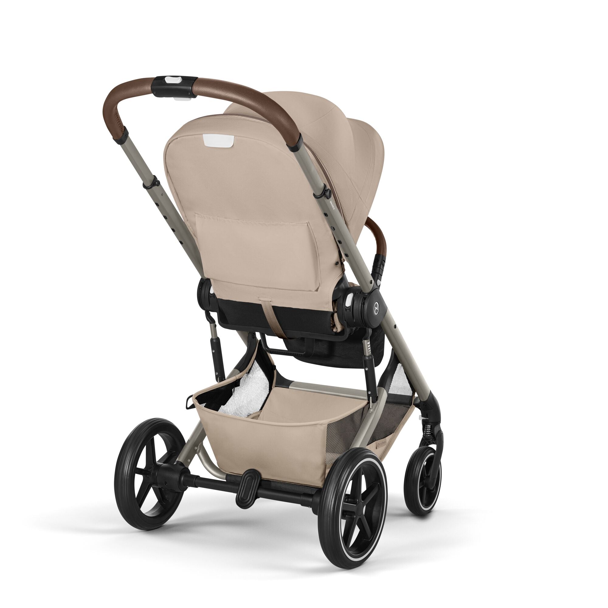 Cybex Balios S Lux Kombikinderwagen mit faltbarer Babywanne Almond Beige