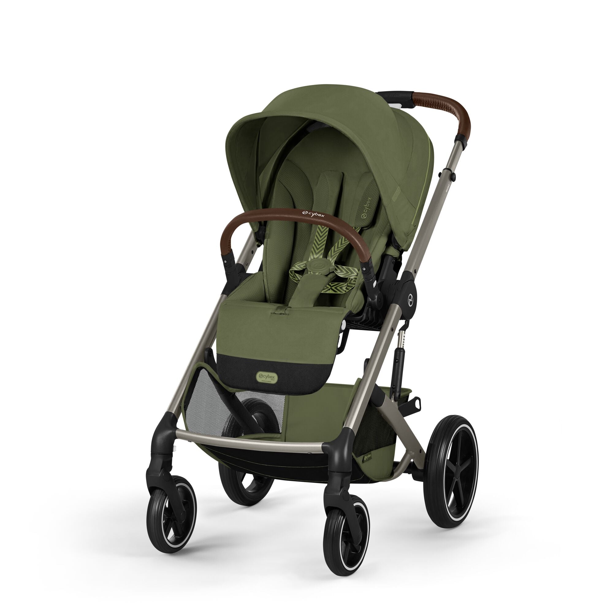 Cybex Balios S Lux Kombikinderwagen mit faltbarer Babywanne Chocolate Brown