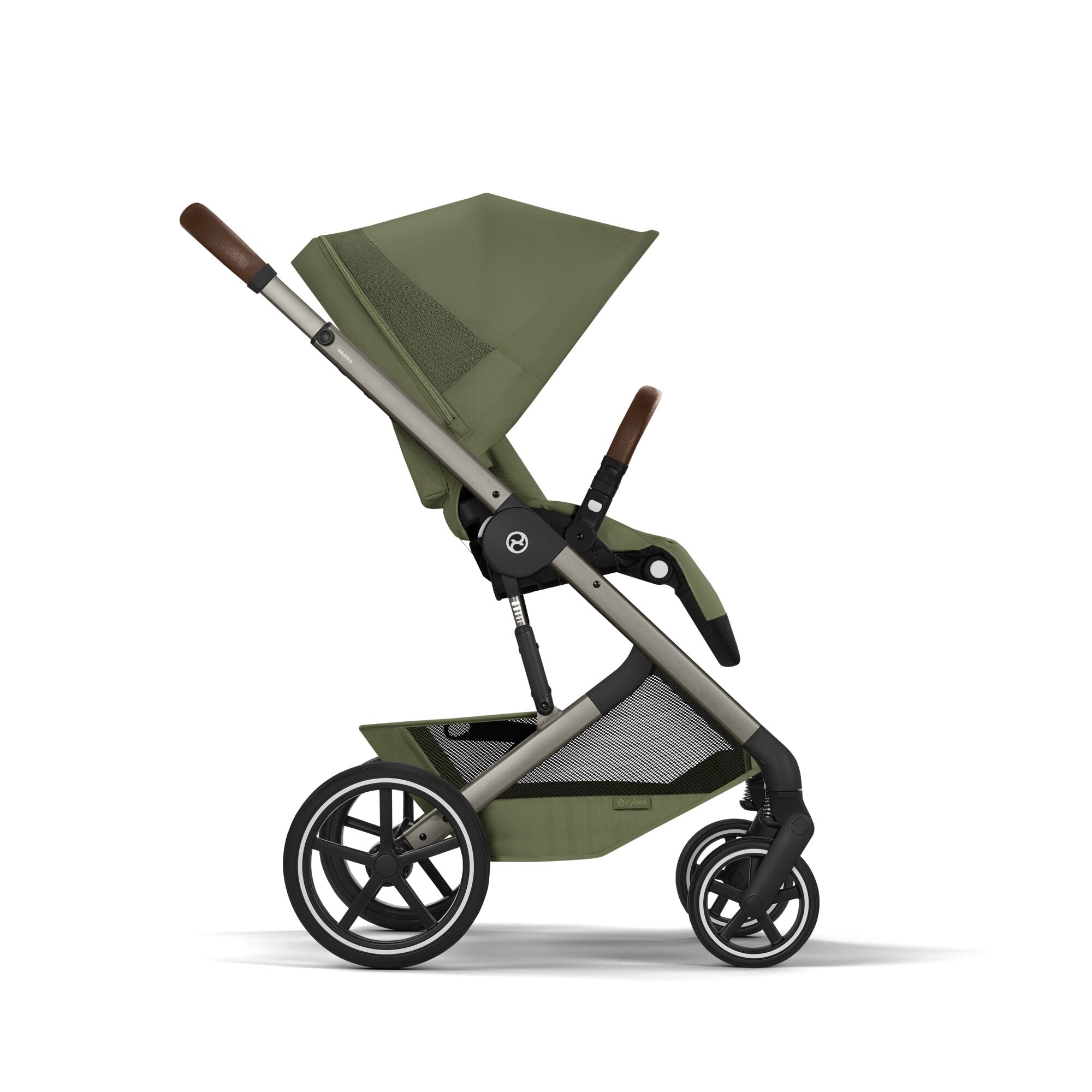 Cybex Balios S Lux Kombikinderwagen mit faltbarer Babywanne Chocolate Brown