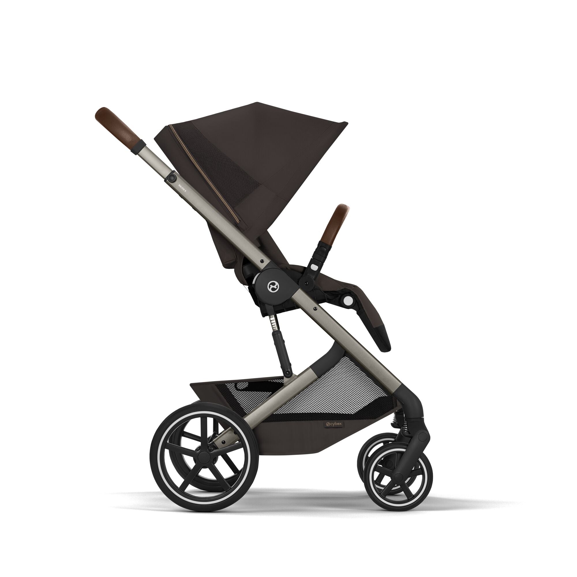 Cybex Balios S Lux Kombikinderwagen mit faltbarer Babywanne Moos Green