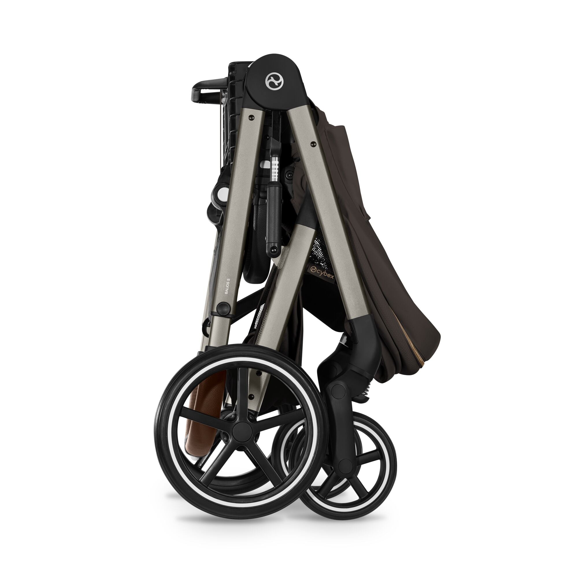 Cybex Balios S Lux Kombikinderwagen mit faltbarer Babywanne Moos Green