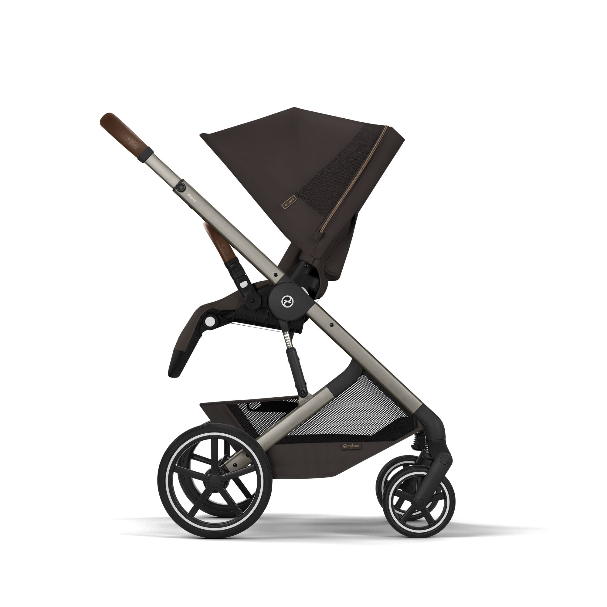 Cybex Balios S Lux Kombikinderwagen mit faltbarer Babywanne Moos Green