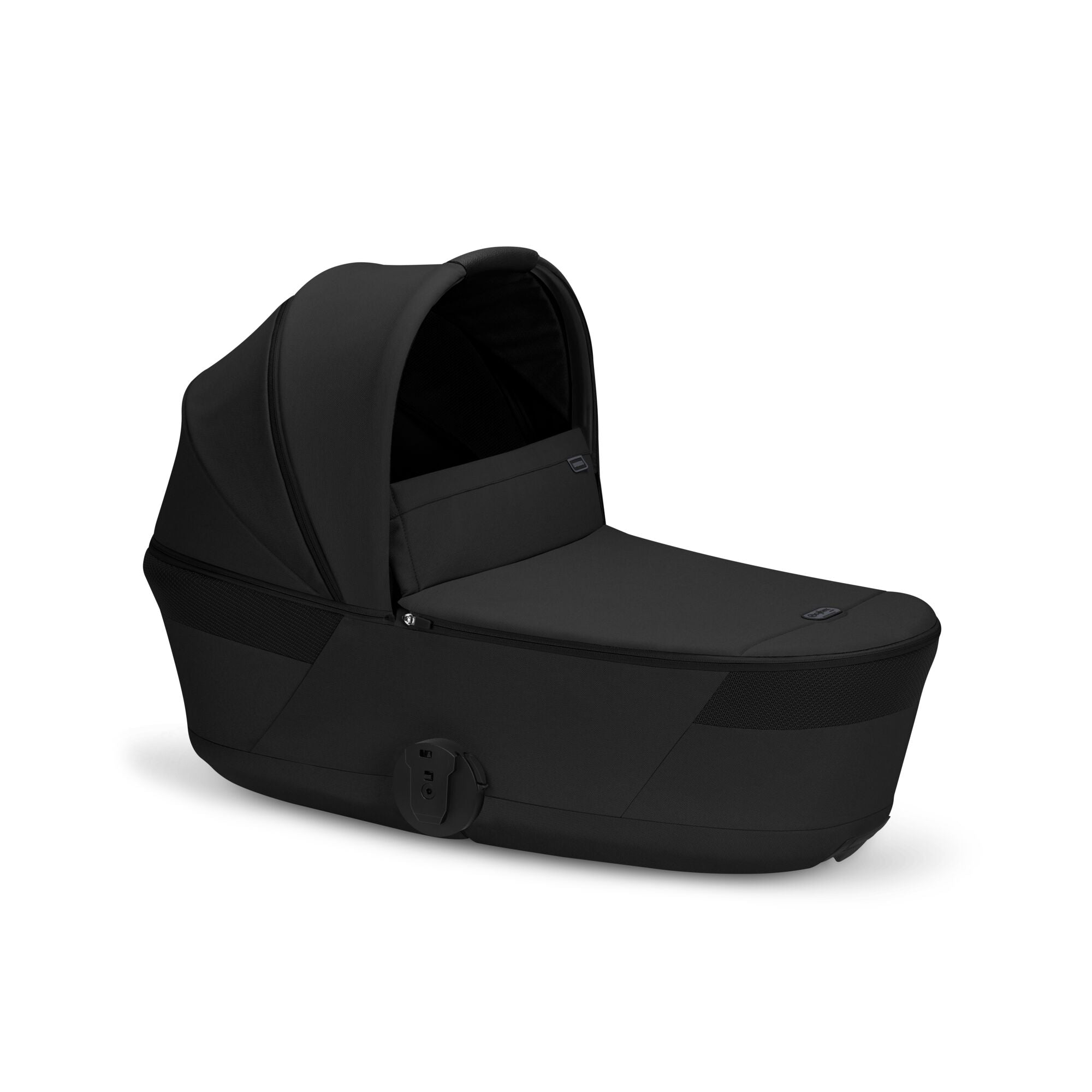 Cybex Balios S Lux Kombikinderwagen mit faltbarer Babywanne Moon Black