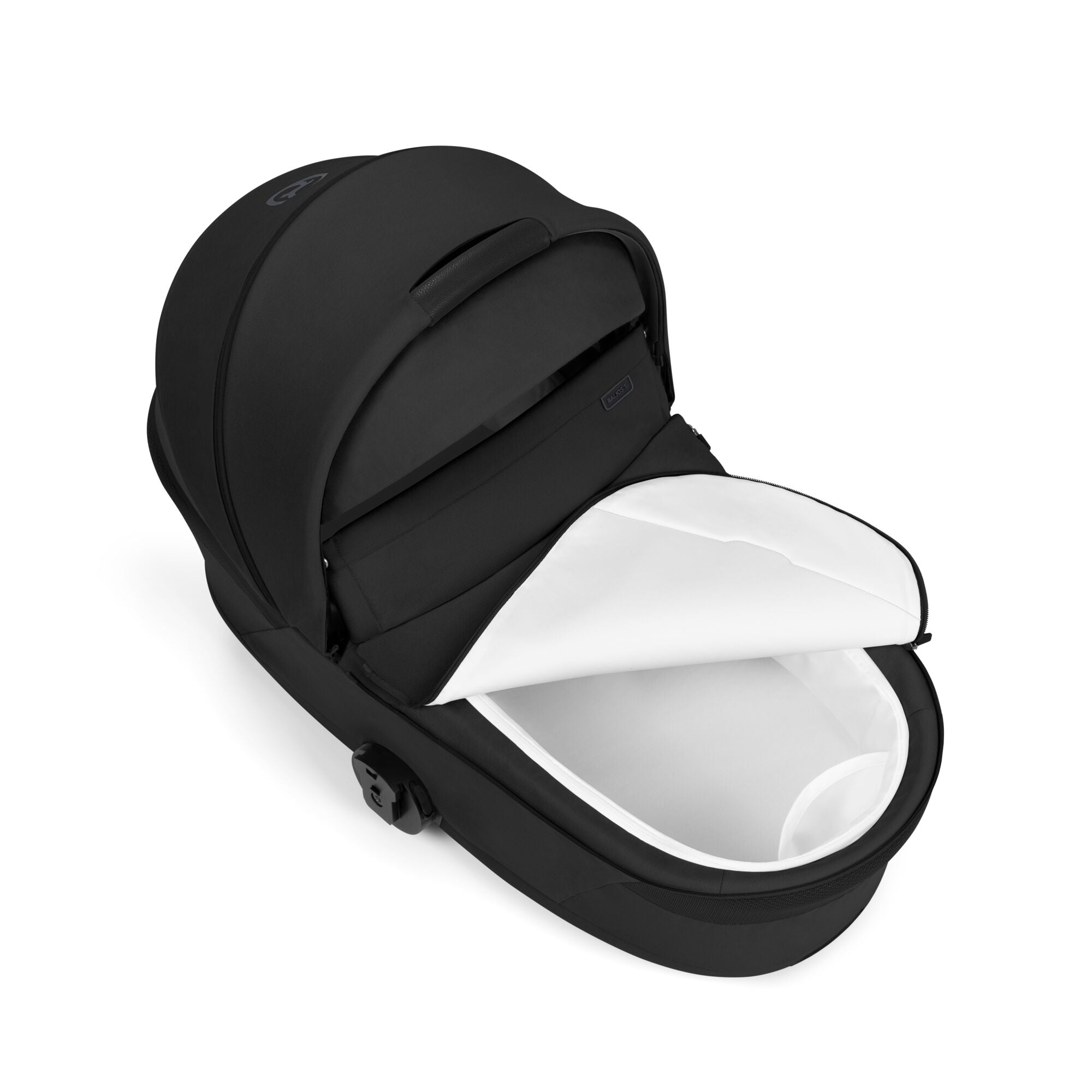Cybex Balios S Lux Kombikinderwagen mit faltbarer Babywanne Moon Black