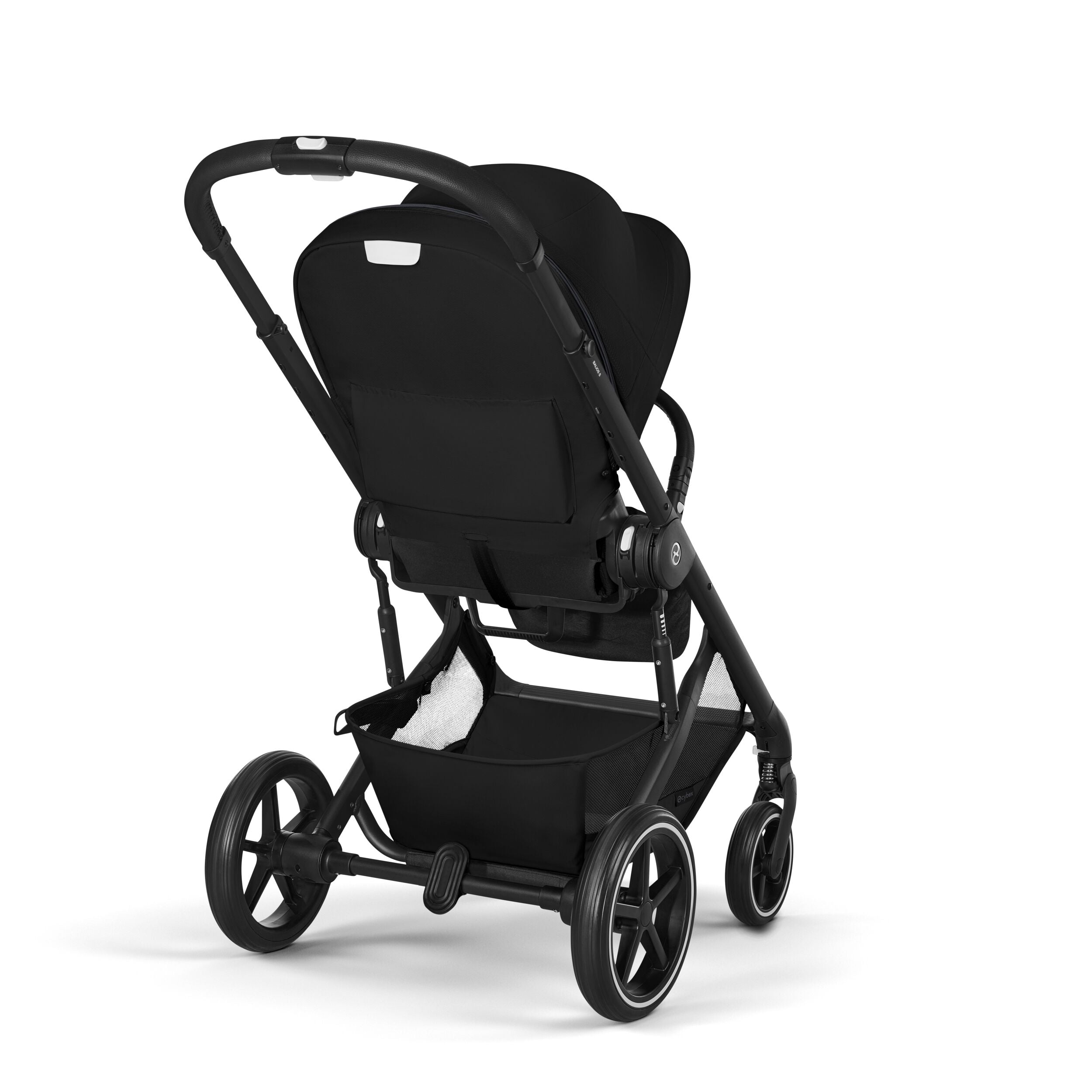 Cybex Balios S Lux Kombikinderwagen mit faltbarer Babywanne Moon Black