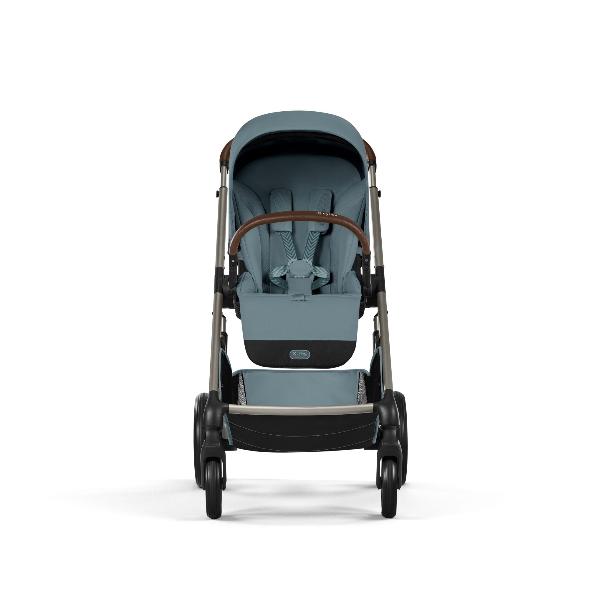 Cybex Balios S Lux Kombikinderwagen mit faltbarer Babywanne Stormy Blue