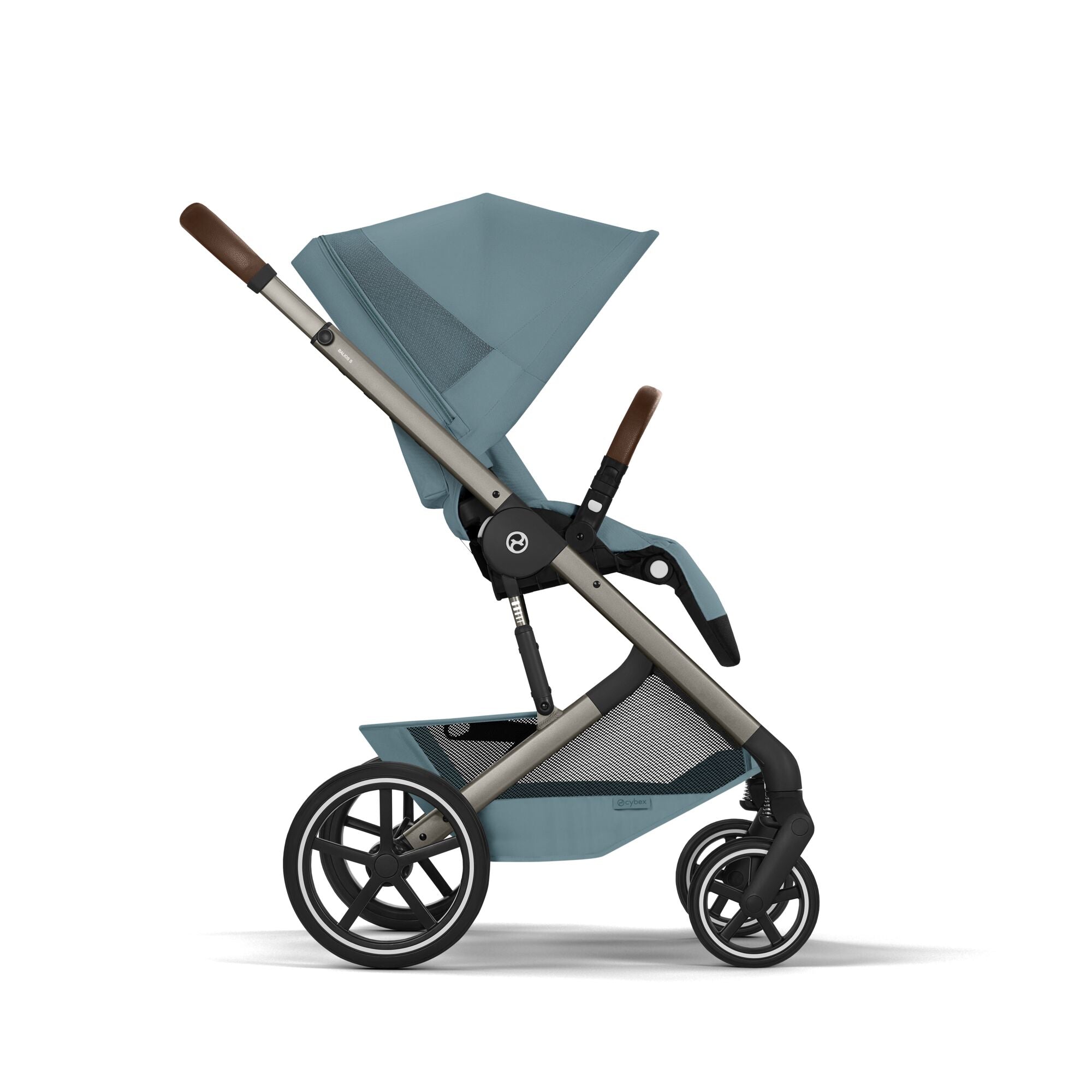 Cybex Balios S Lux Kombikinderwagen mit faltbarer Babywanne Stormy Blue