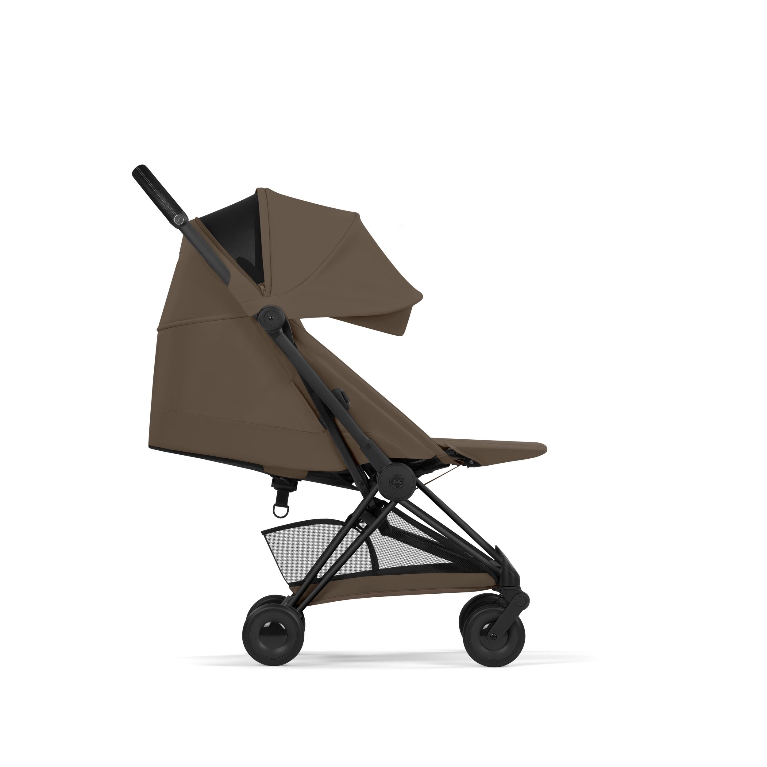 Cybex Coya Comfort Matt Black Coconut Brown Buggy