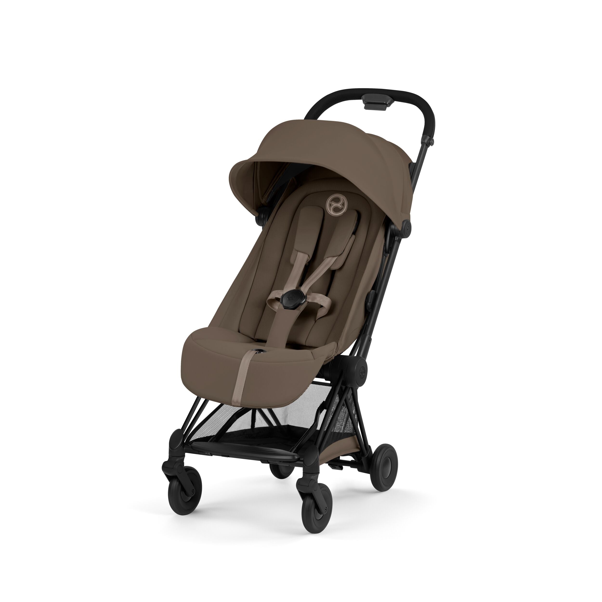 Cybex Coya Comfort Matt Black Coconut Brown Buggy