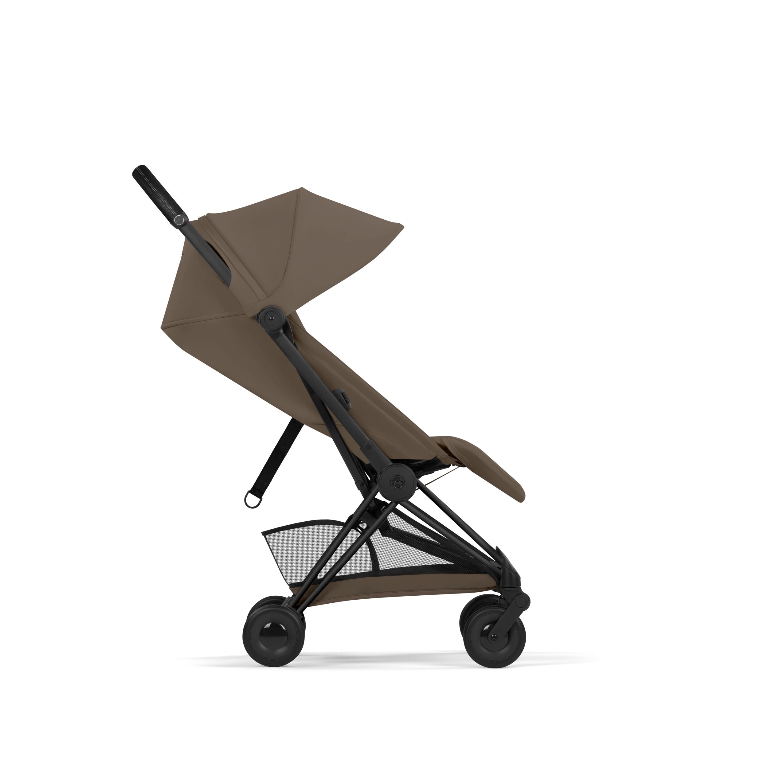Cybex Coya Comfort Matt Black Coconut Brown Buggy