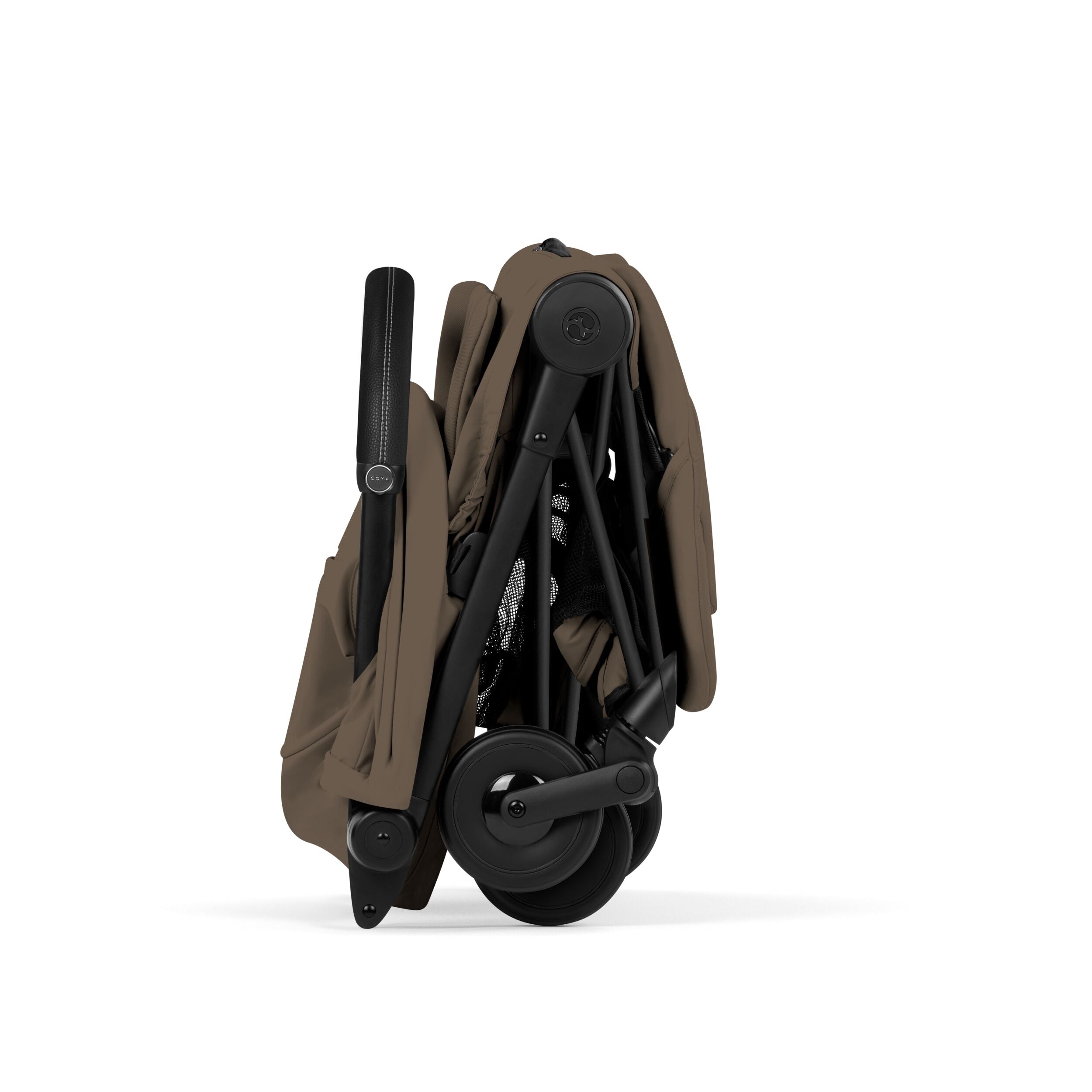 Cybex Coya Comfort Matt Black Coconut Brown Buggy