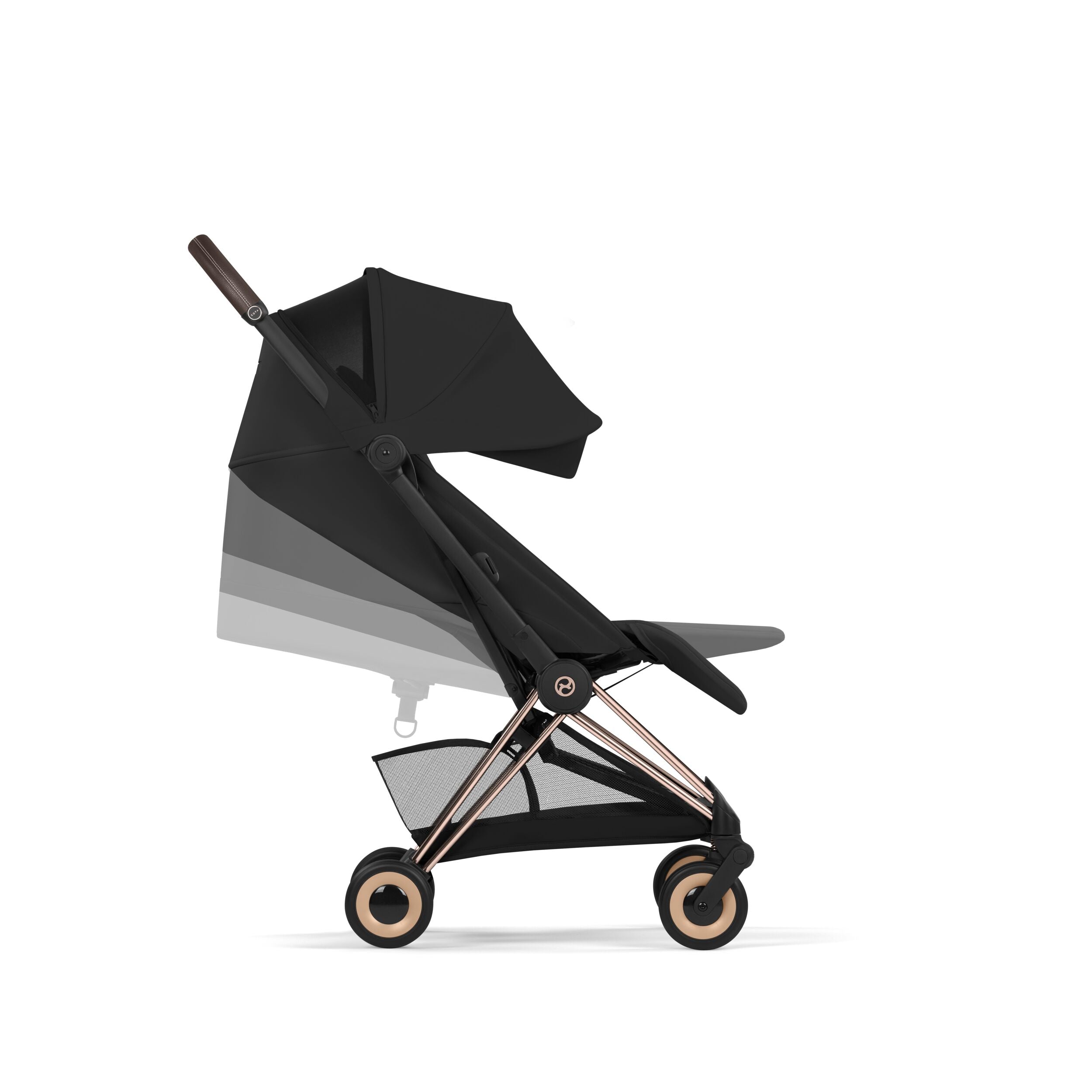 Cybex Coya Comfort Rosegold Sepia Black Buggy