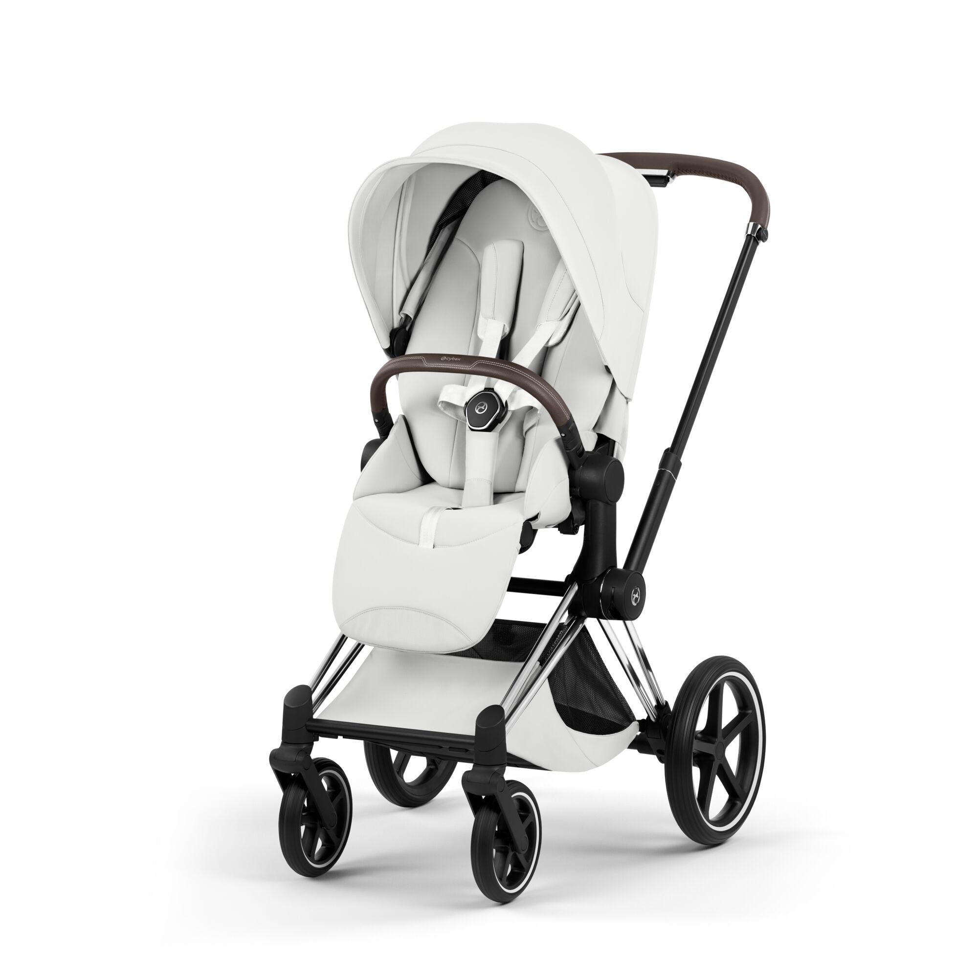 Cybex E-PRIAM 5 Style inkl. Babywanne faltbar Off White