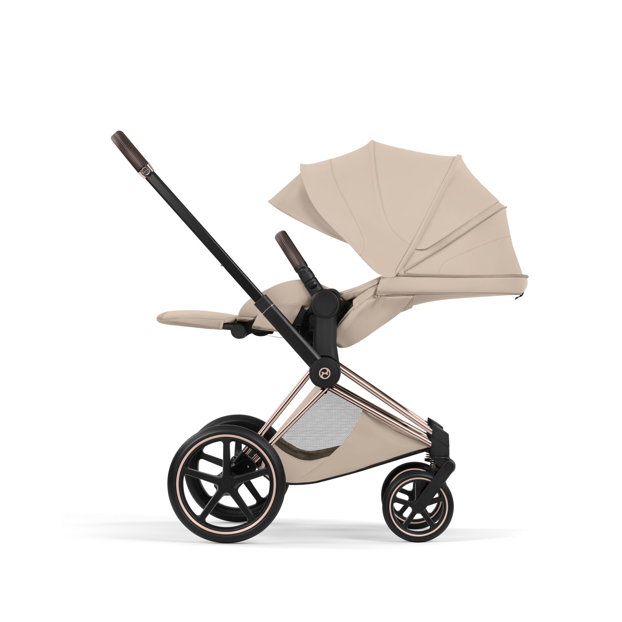 Cybex E-PRIAM Style 5 inkl. Babywanne faltbar Cozy Beige