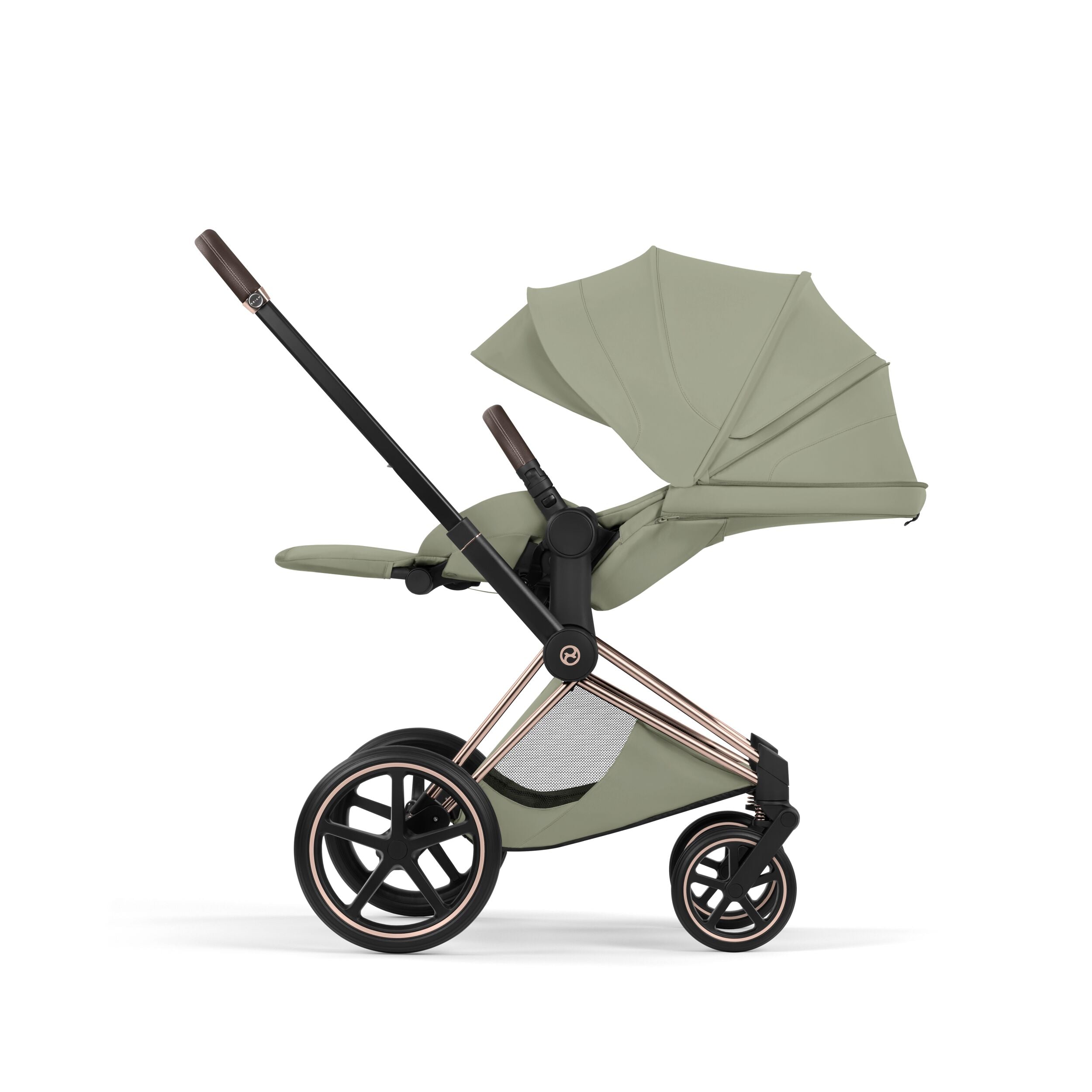 Cybex PRIAM 5  Style inkl. Babywanne faltbar Sage Green