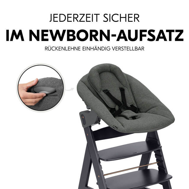 Hauck Alpha Newborn Set Plus Dark Grey