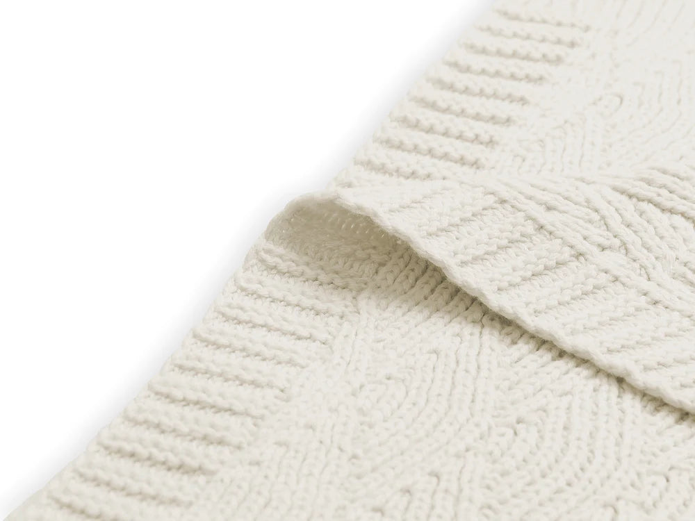 Jollein Decke Kinderbett 100x150cm River Knit Cream White