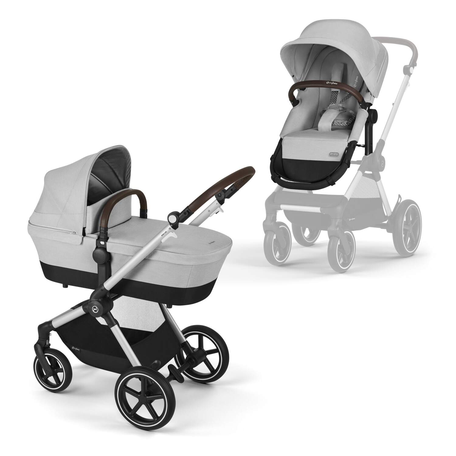 CYBEX EOS LUX Duo Kinderwagen 2 in 1 mit Babyschale Aton B2 i-Size  *Sale*