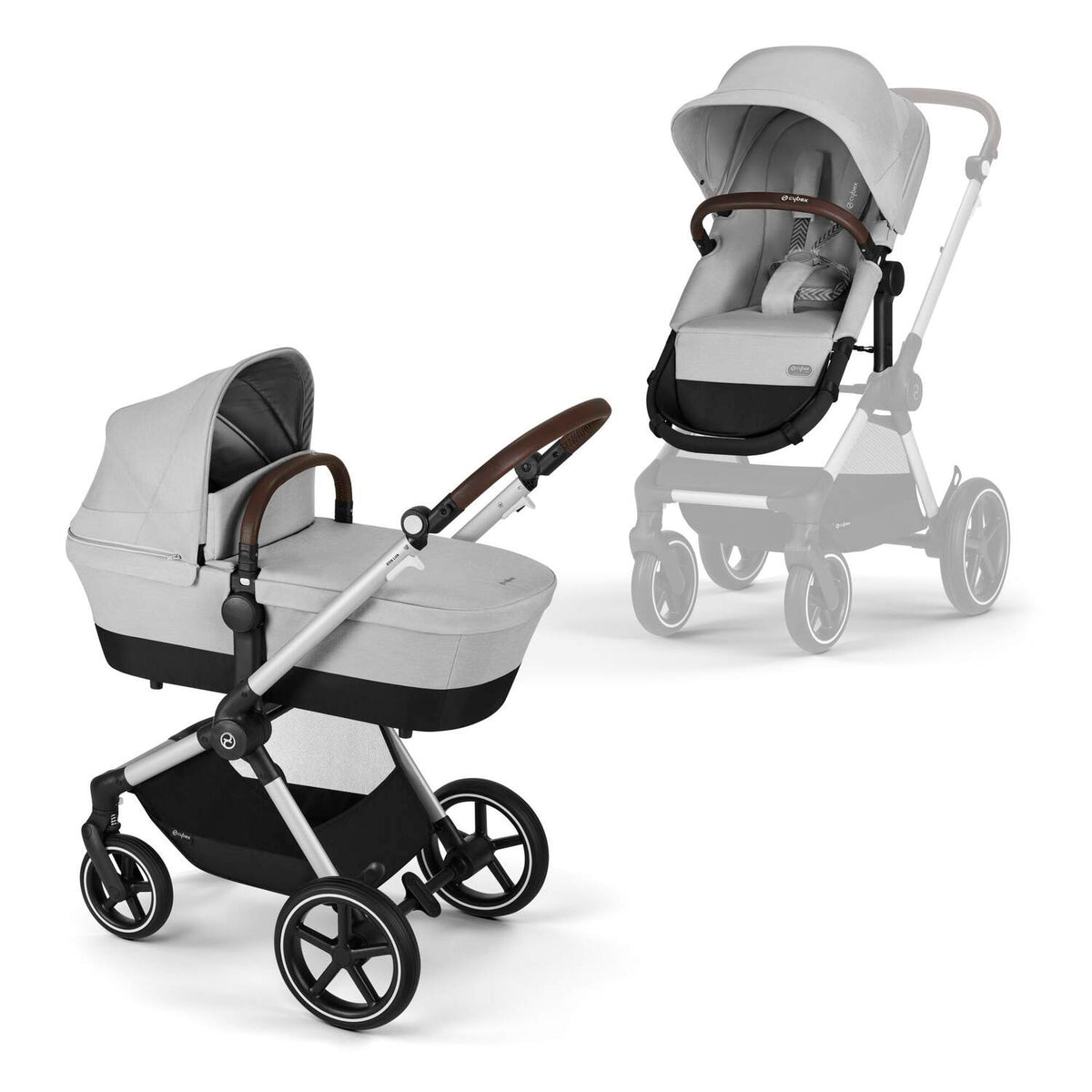 CYBEX EOS LUX Duo Kinderwagen 2 in 1 mit Babyschale Aton B2 i-Size  *Sale*