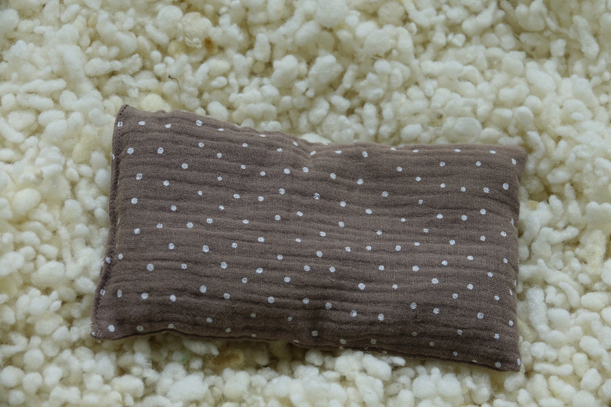 Wollreich Erdbeerkernkissen