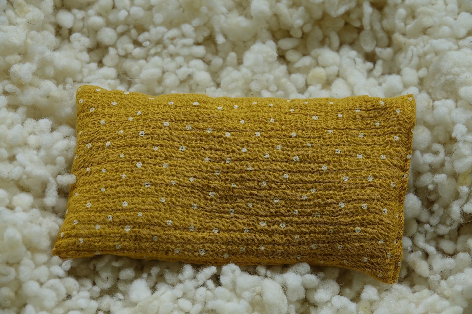 Wollreich Erdbeerkernkissen