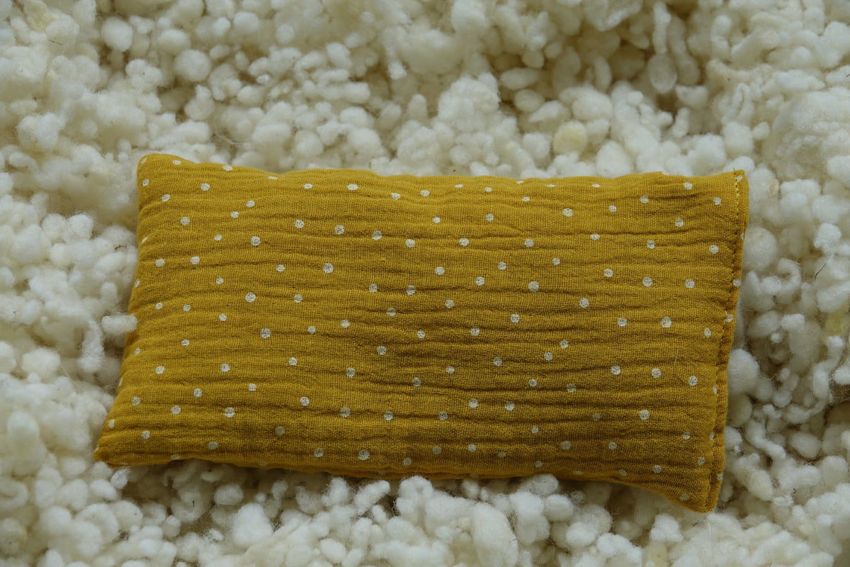 Wollreich Erdbeerkernkissen